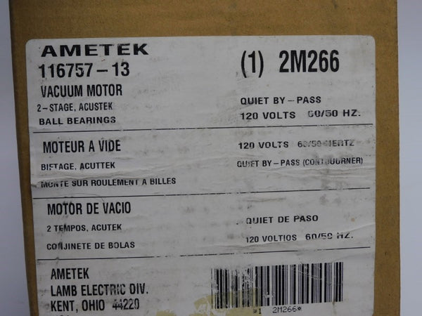 AMETEK 116757-13 2M266 120V NSMP