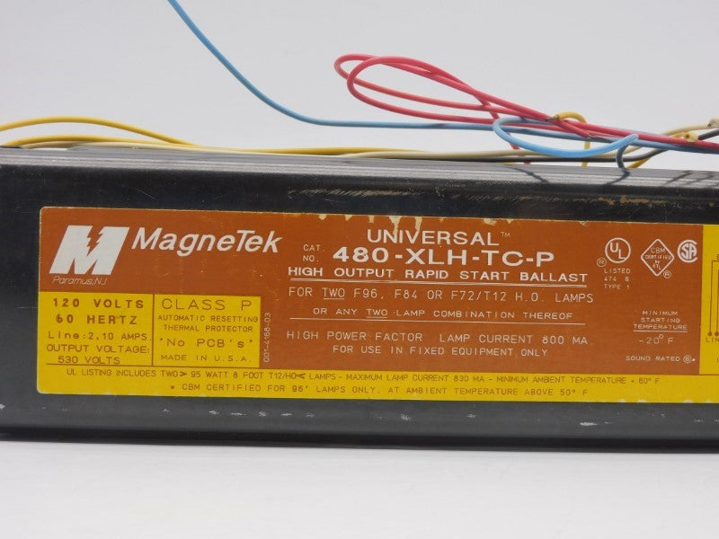 MAGNETEK 480-XLH-TC-P 120V 2.10A NSMP