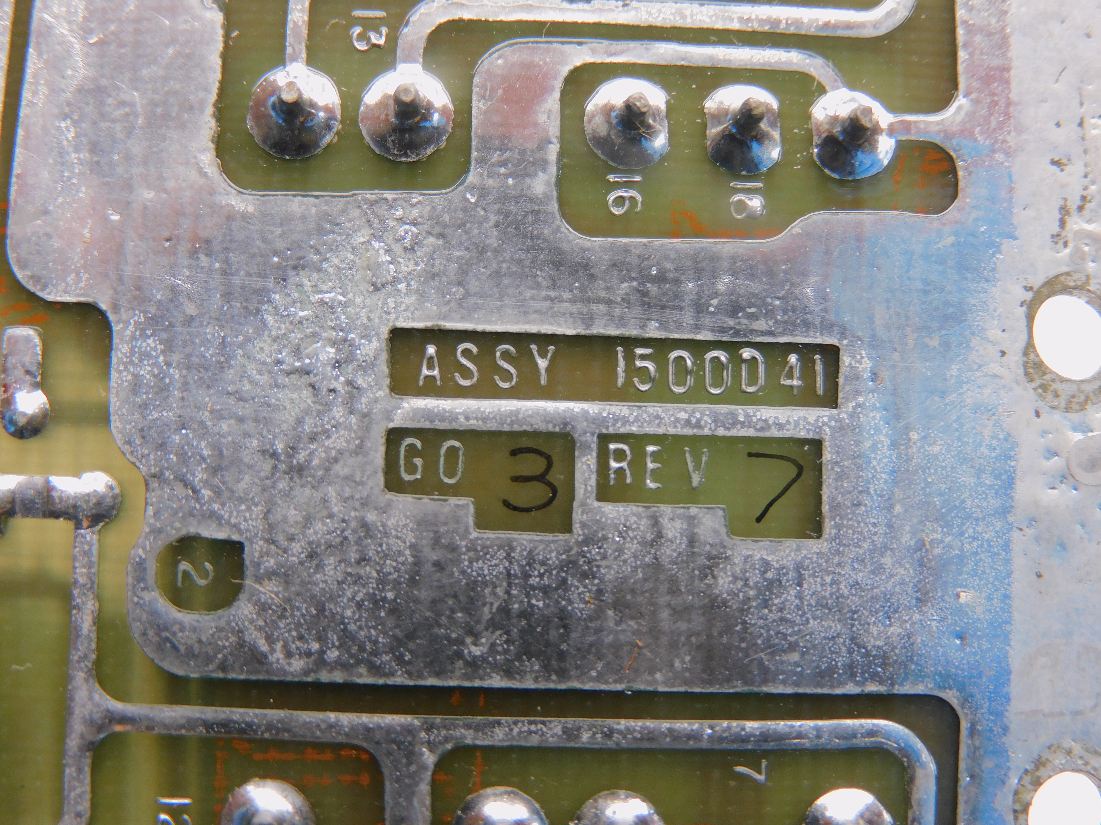 WESTINGHOUSE 1500D41G03 REV. 7 117VAC UNMP