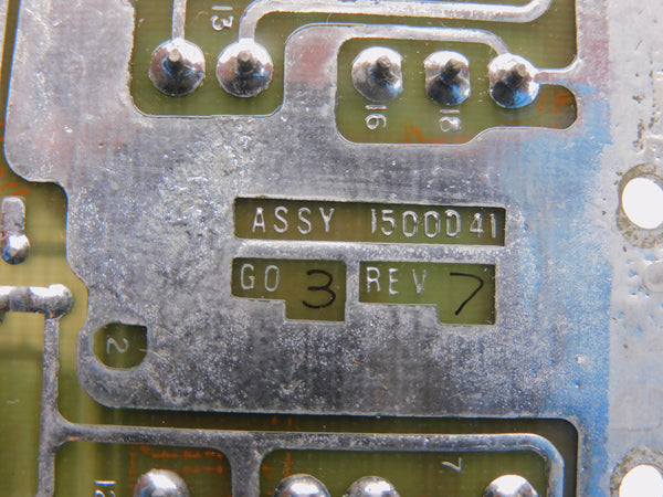 WESTINGHOUSE 1500D41G03 REV. 7 117VAC UNMP