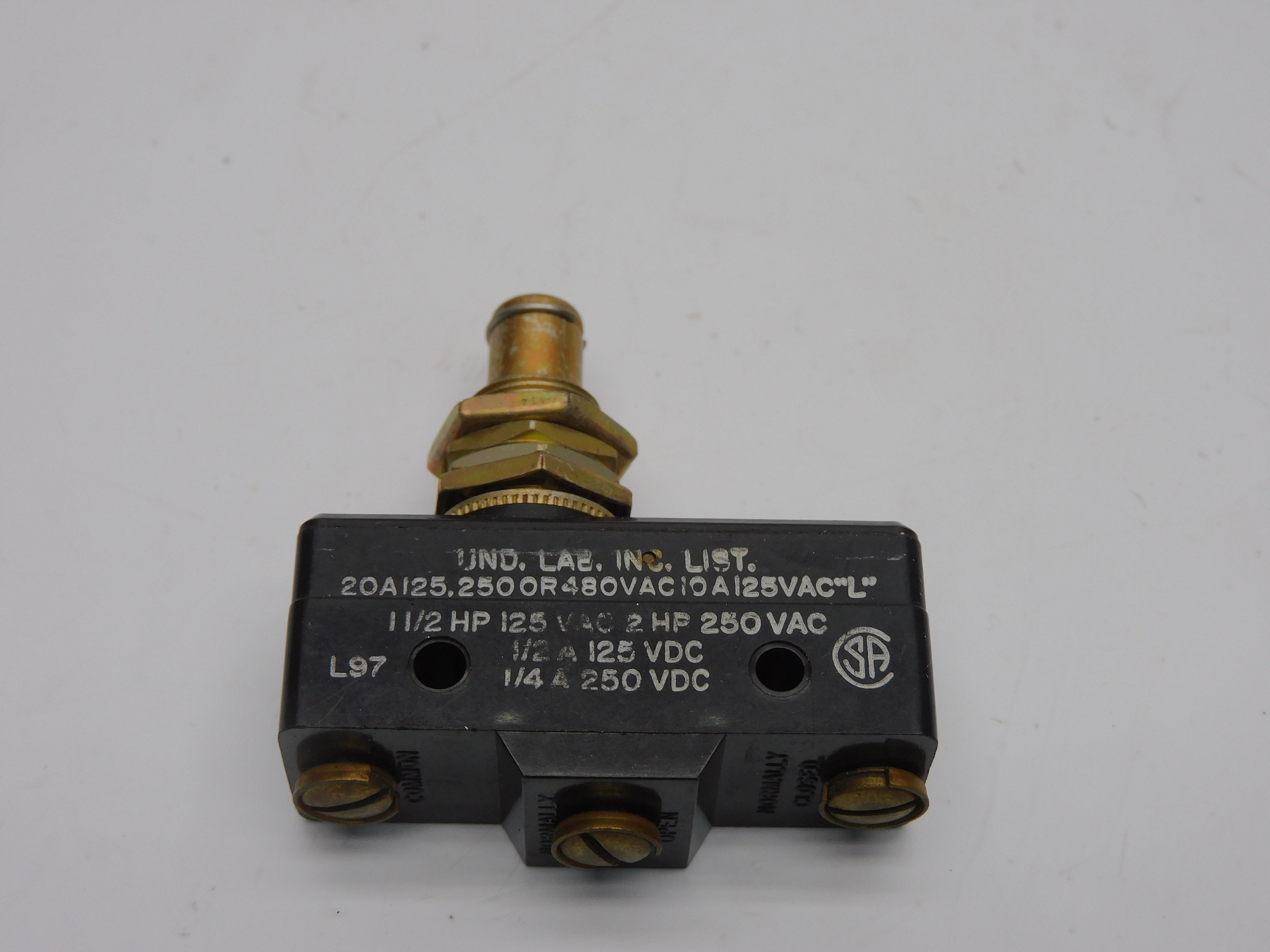 MICRO SWITCH BA-2RQ1-A2 250VDC 20A NSNP