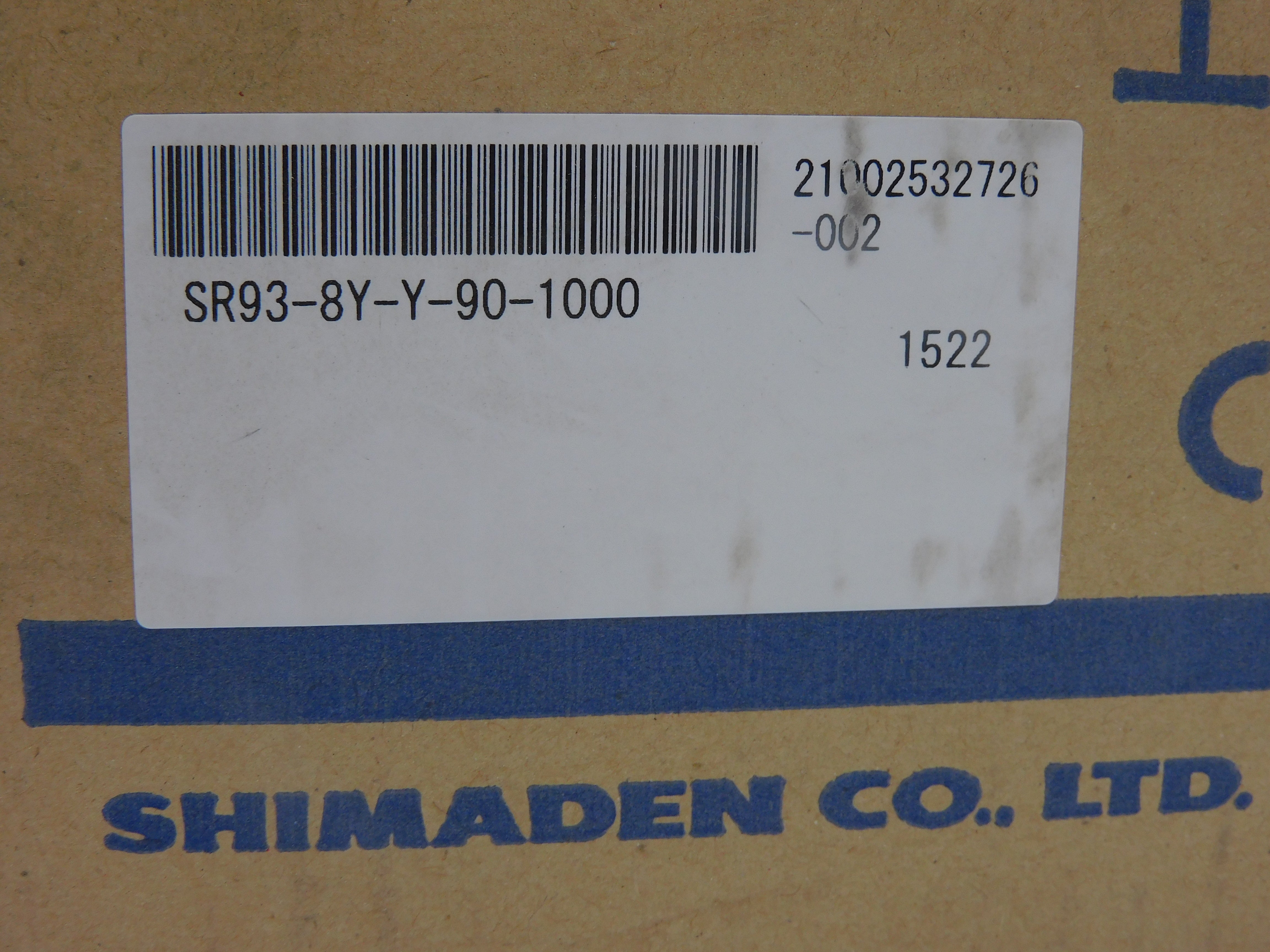 SHIMADEN SR93-8Y-Y-90-1000 100-240VAC NSMP
