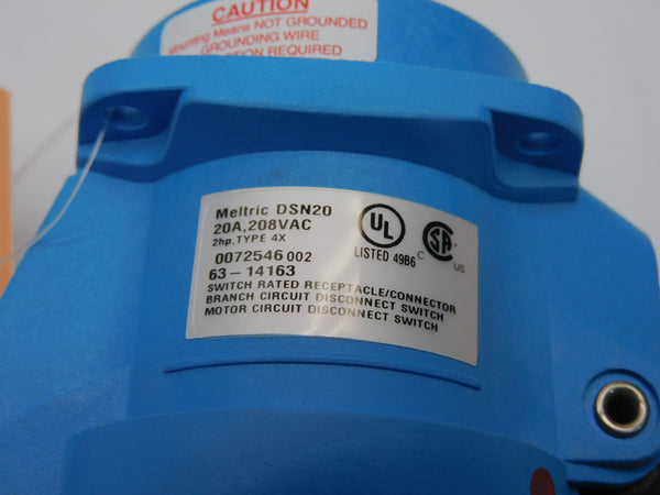 MELTRIC 63-14163 208VAC 20A NSMP