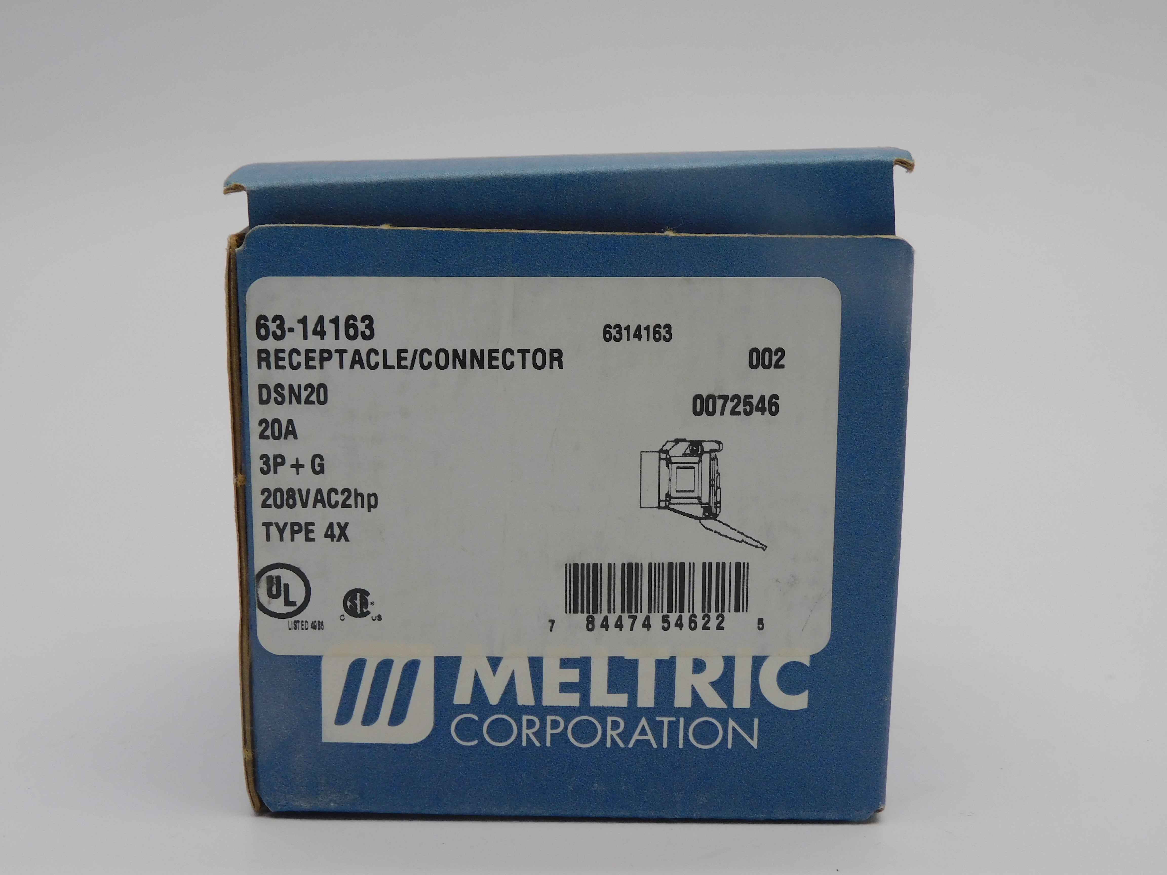 MELTRIC 63-14163 208VAC 20A NSMP