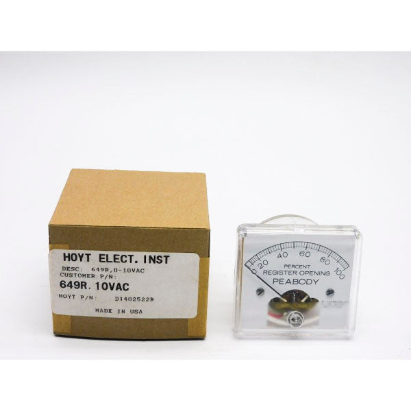 HOYT ELECTRIC D1402522R 649R 0-10VAC NSMP