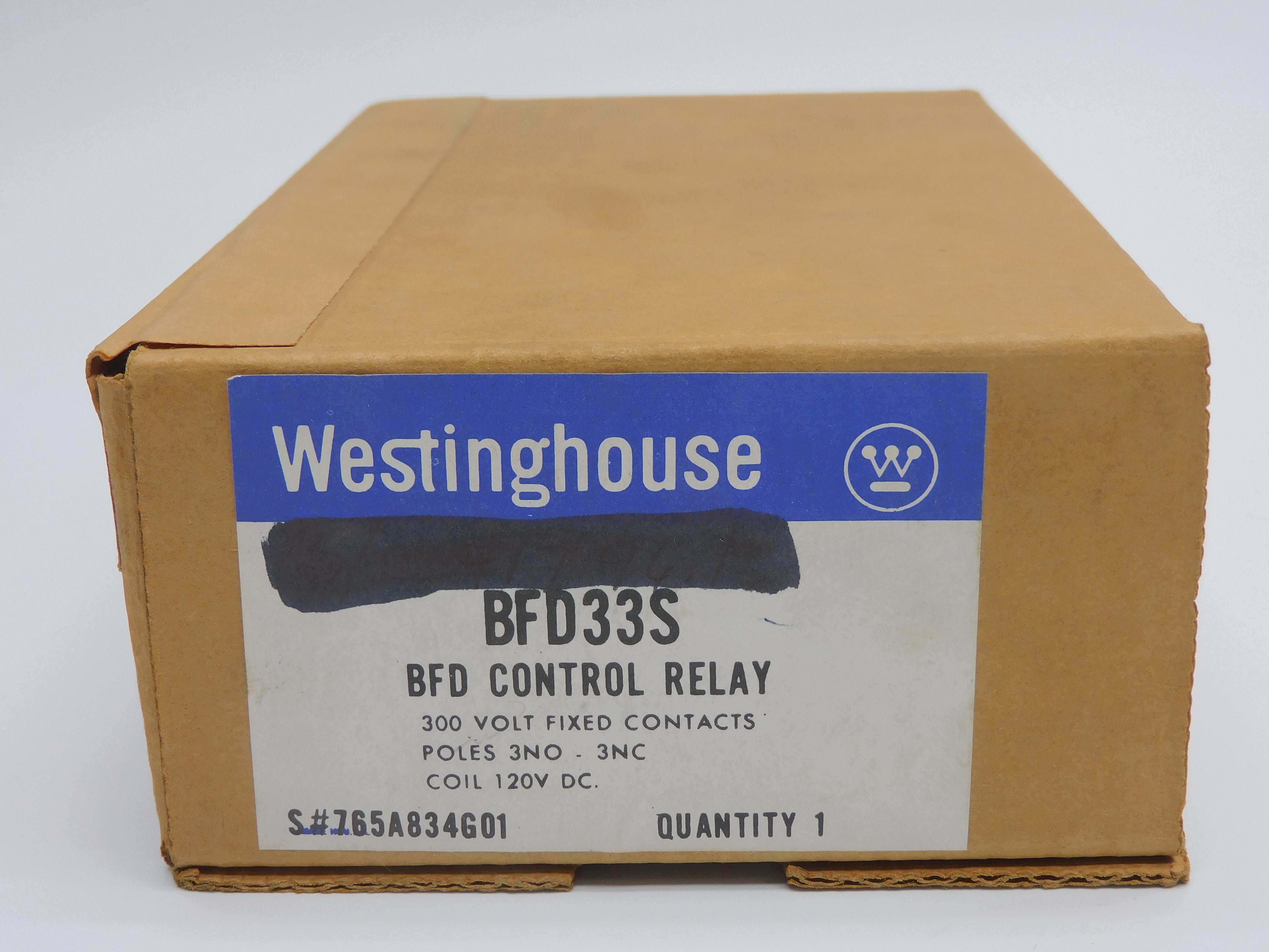 WESTINGHOUSE BFD33S 120VDC 1.1A NSMP