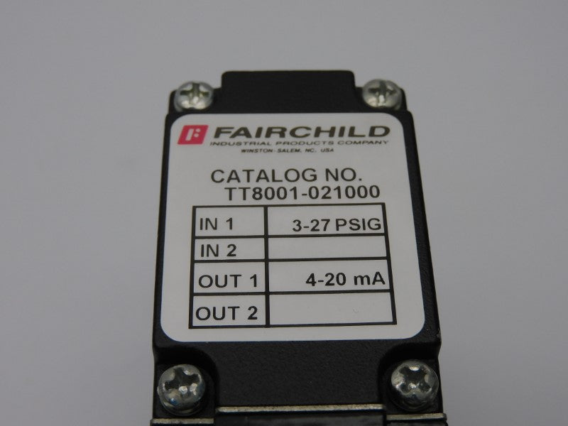 FAIRCHILD TT8001-021000 3-27PSI NSMP
