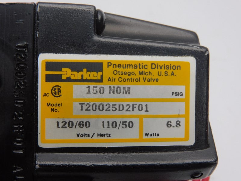 PARKER T20025D2F01 110/120V 150PSI 6.8W NSMP