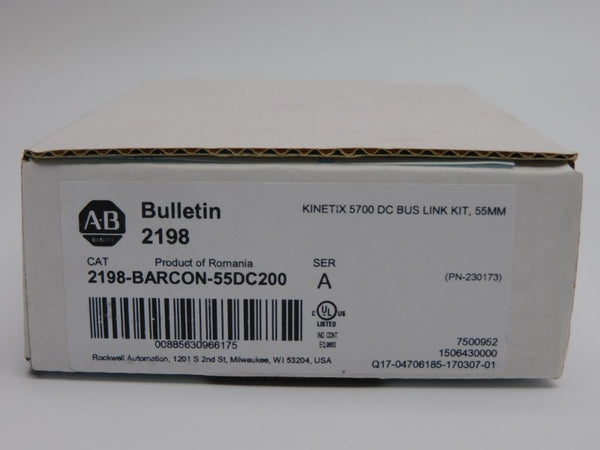 ALLEN BRADLEY 2198-BARCON-55DC200 SER. A (WH) NSMP