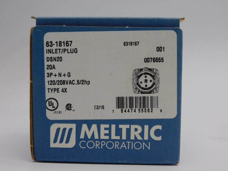 MELTRIC 63-18167 120/208VAC 20A NSMP