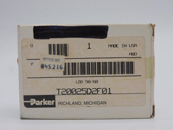PARKER T20025D2F01 110-120V 150PSI 7.2W NSMP
