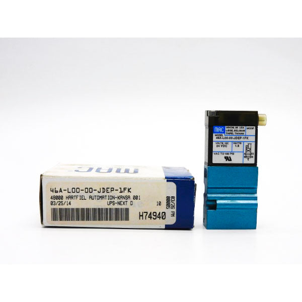 MAC 46A-L00-00-JDEP-1FK 24VDC 100PSI NSMP