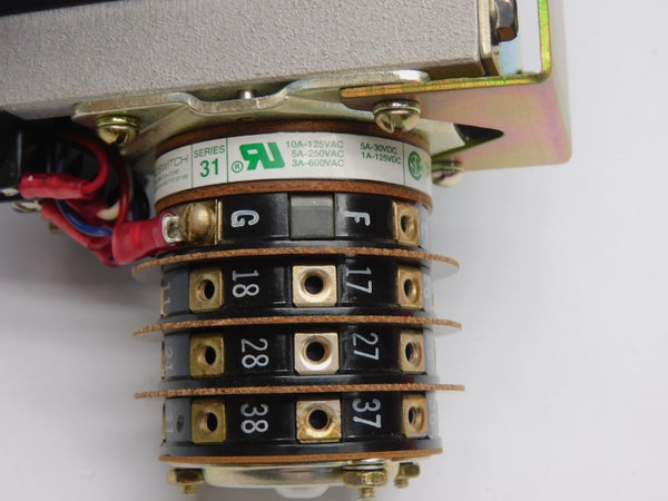 ELECTRO SWITCH 31LSR 9303DC 125VDC 10A NSNP