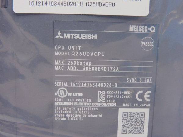 MITSUBISHI Q26UDVCPU 5VDC 0.58A NSMP