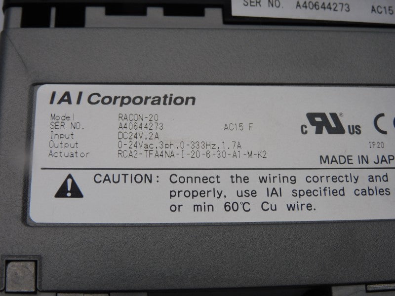 IAI RACON-20 24VDC 2A NSNP