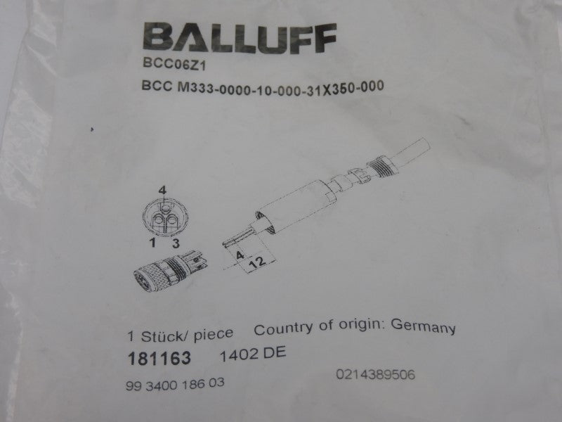 BALLUFF BCCM333-0000-10-000-31X350-000 BCC06Z1 NSMP