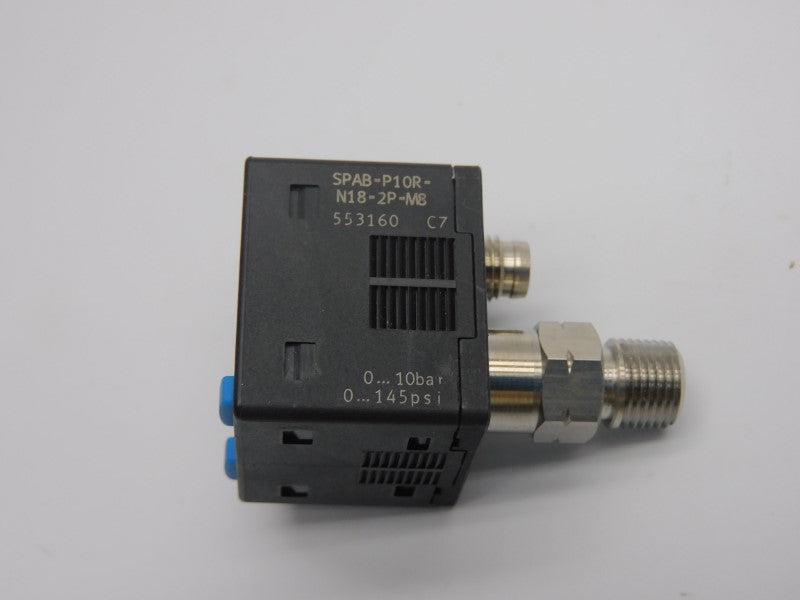 FESTO SPAB-P10R-N18-2P-M8 553160 12-24VDC 0-145PSI NSNP