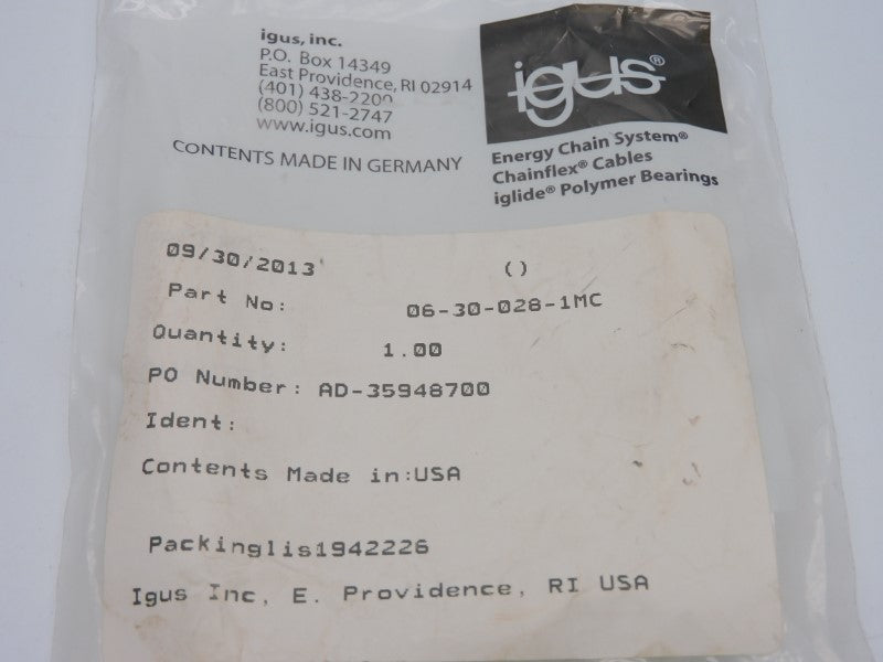 IGUS 06-30-028-1MC NSMP