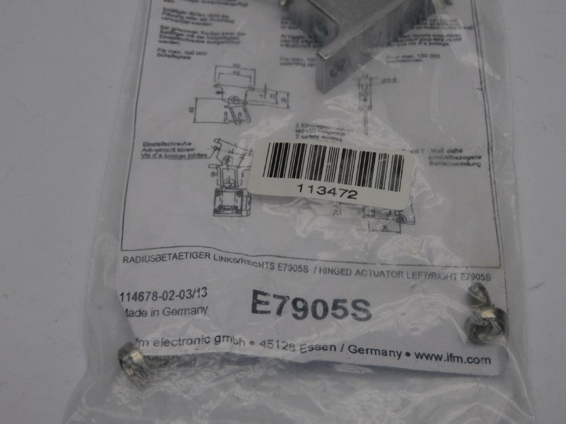 IFM EFECTOR E7905S NSMP