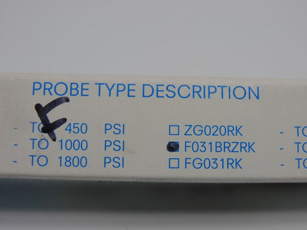 RELIANCE F031BRZRK 1000-3000PSI NSMP