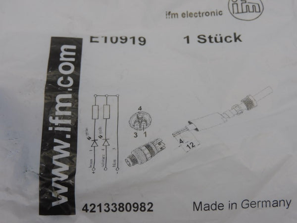 IFM EFECTOR E10919 (AS IS)  NSMP