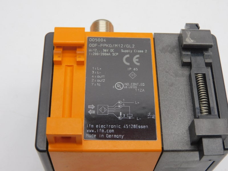 IFM EFECTOR OOF-FPKG/M12/GL2 005004 12-36VDC NSNP