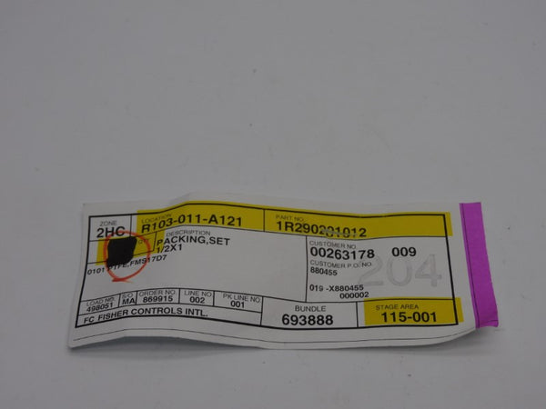 FISHER CONTROLS 1R290201012 NSNP