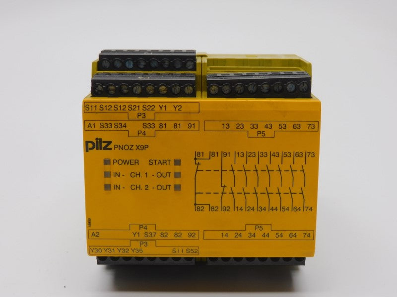 PILZ PNOZ-X9P-24VDC-7N/O-2N/C-2SO 777609 24VDC 8.0A UNMP