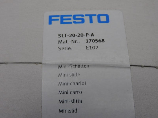 FESTO SLT-20-20-P-A 170568 NSFS