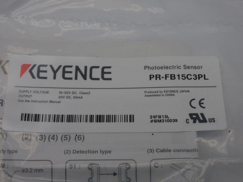 KEYENCE PR-FB15C3PL 10-30VDC NSMP