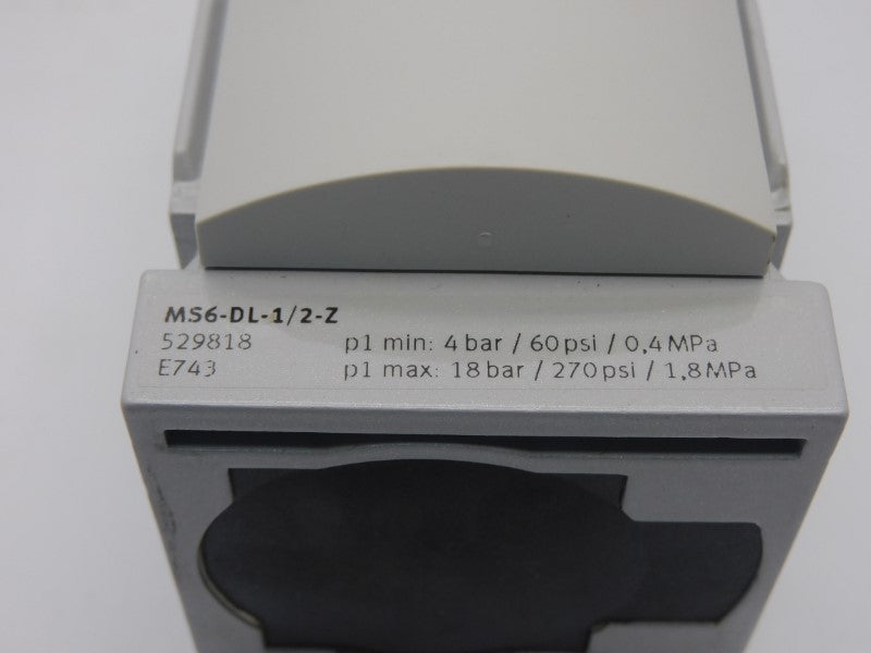 FESTO MS6-DL-1/2-Z 529818 270PSI NSNP