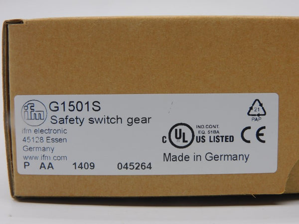 IFM EFECTOR G1501S NSFS