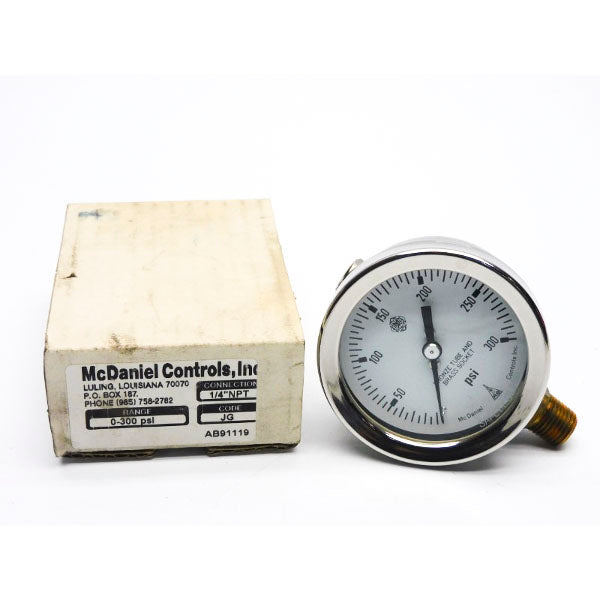 MCDANIEL CONTROLS AB91119 0-300PSI NSMP