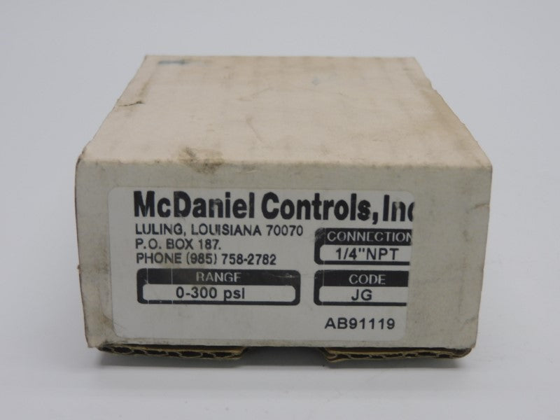 MCDANIEL CONTROLS AB91119 0-300PSI NSMP