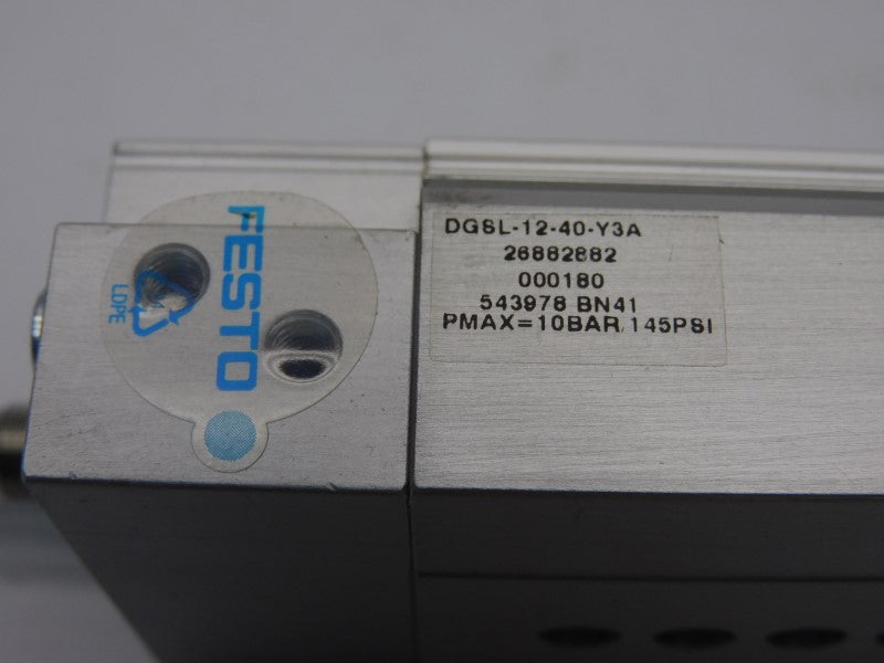 FESTO DGSL-12-40-Y3A 543978 145PSI NSNP