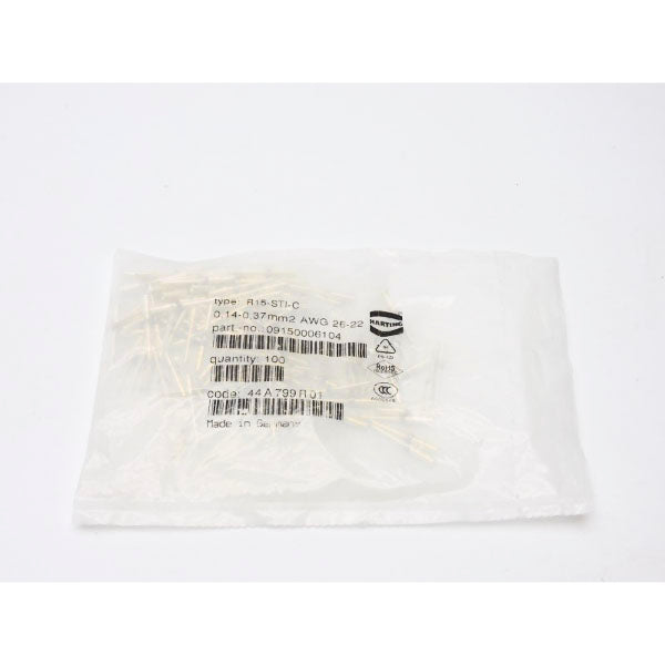 HARTING 09150006104 R15-STI-C (PKG OF 100) NSMP