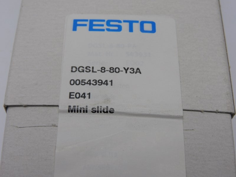 FESTO DGSL-8-80-Y3A 00543941 NSFS