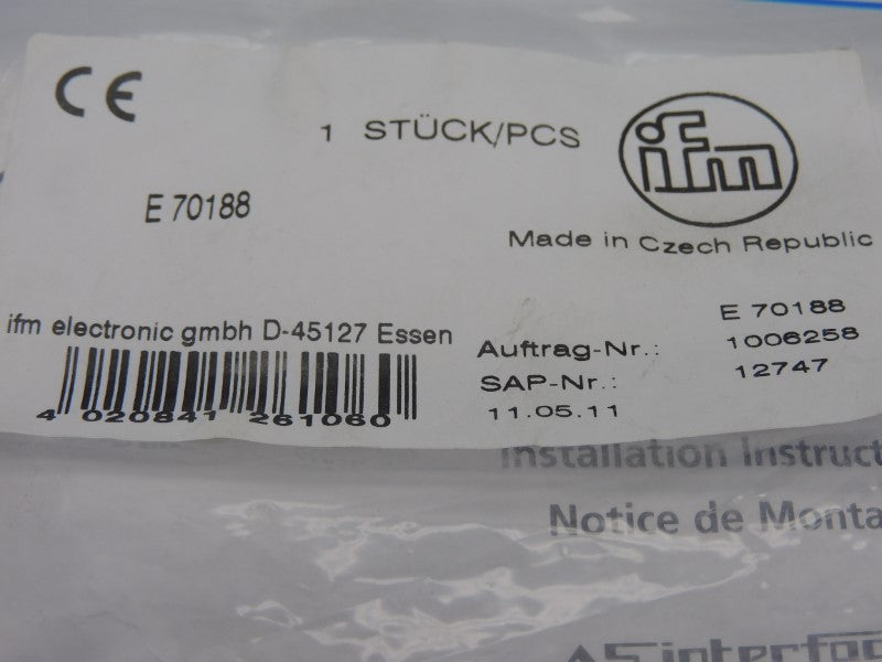 IFM EFECTOR E70188 NSMP