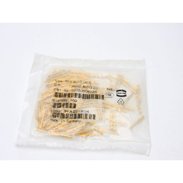HARTING 09150006223 R15-BU-C (AU) (PKG OF 100) NSMP