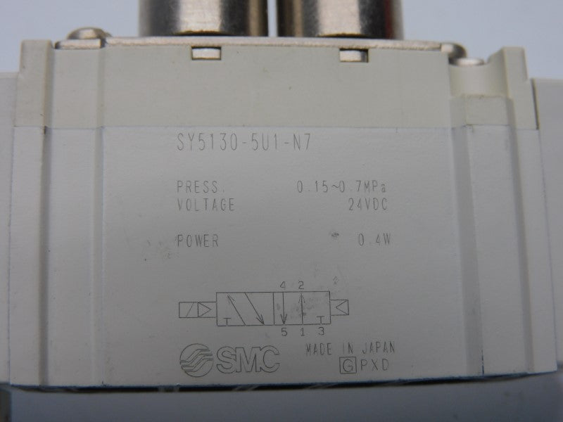 SMC SY5130-5U1-N7 24VDC (AS IS) NSNP
