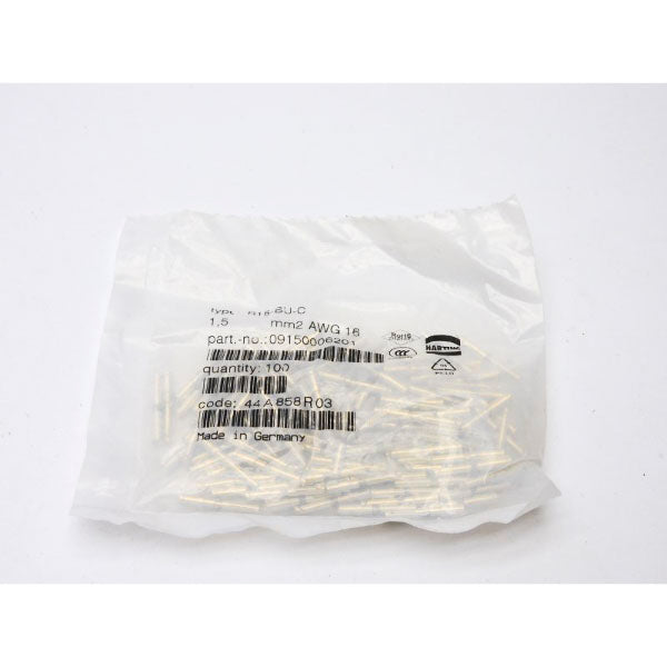 HARTING 09150006201 R15-BU-C (PKG OF 100) NSMP