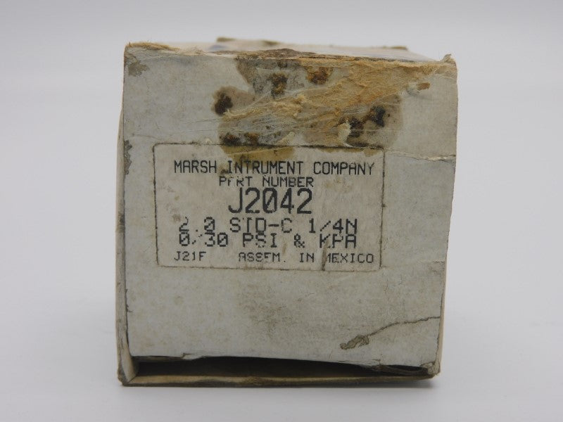 MARSH INSTRUMENT J2042 0/30PSI NSMP