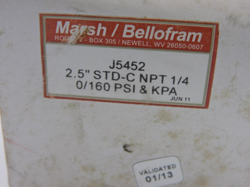MARSH BELLOFRAM J5452 0/160PSI NSMP