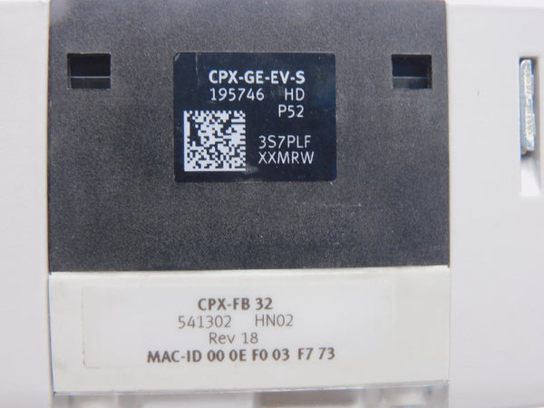 FESTO CPX-FB32 541302 REV. 18 NSNP