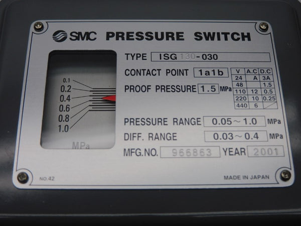 SMC ISG130-030 440V 12A NSMP