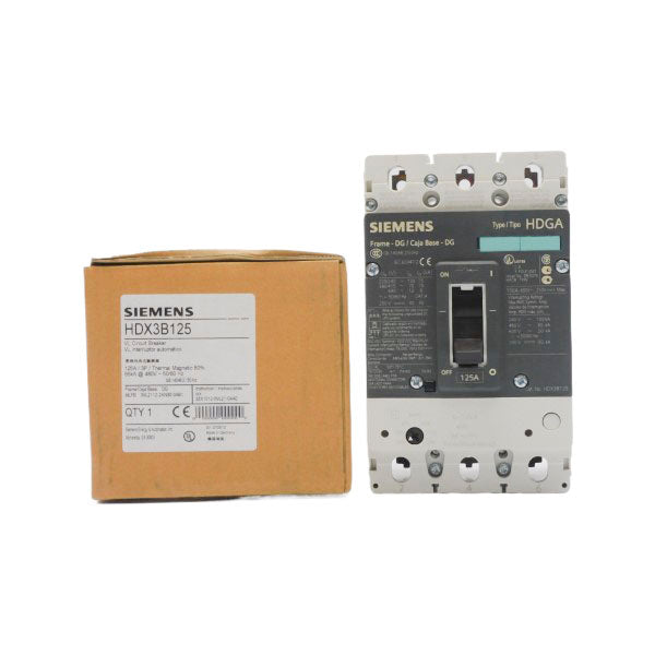 SIEMENS HDX3B125 480V 125A NSMP