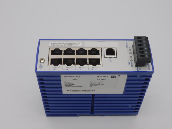 HIRSCHMANN RSB20-0800T1T1SAABHH05.3.00 9.6-32VDC 0.6-0.2A (SOITEC1-WA) NSMP
