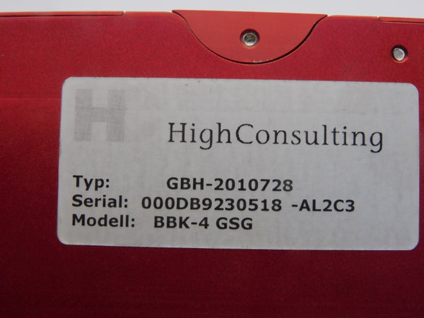 HIGH CONSULTING GBH-2010728 BBK-4GSG NSNP