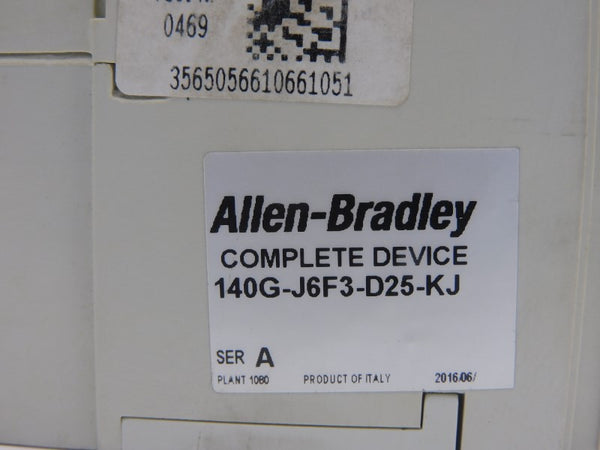 ALLEN BRADLEY 140G-J6F3-D25-KJ SER. A 600V 250A UNMP