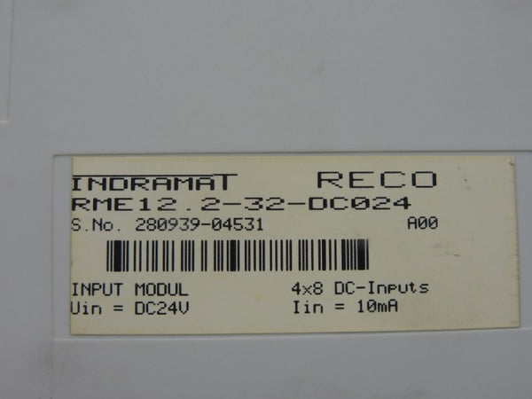 INDRAMAT RME12.2-32-DC024 24VDC UNMP